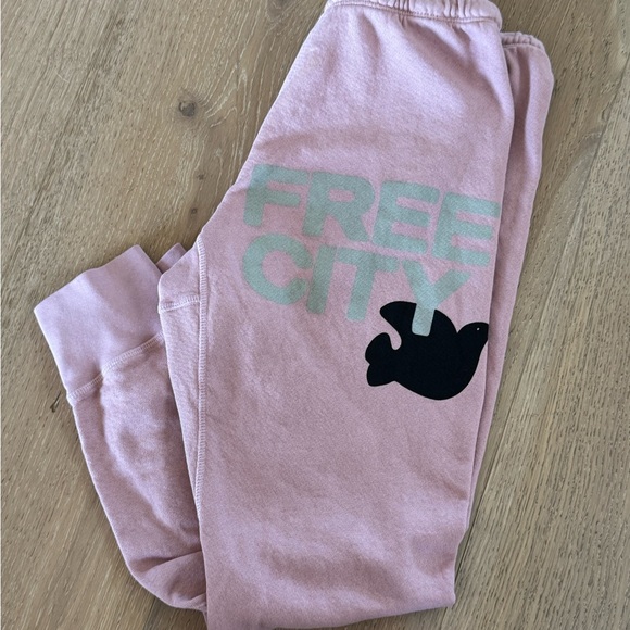 Freecity Pink Track Pants - Picture 1 of 5
